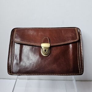 Vintage Leather Wrislet ~ Stunning British Tan ~ Gorgeous & Unique